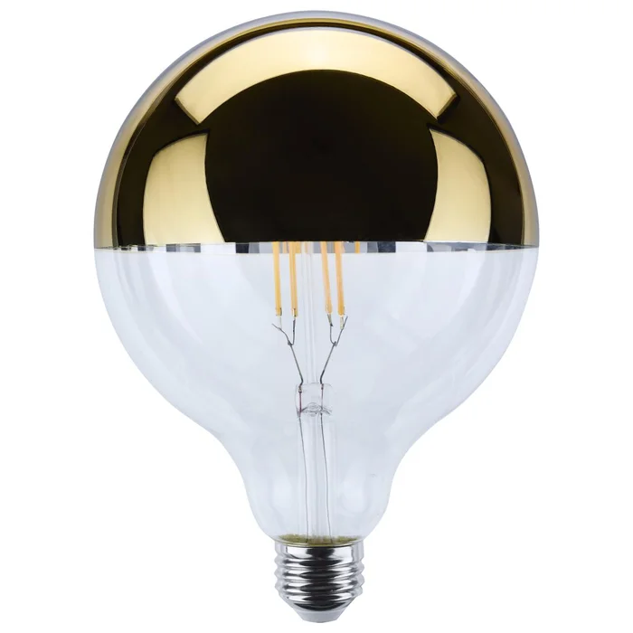 8 Watt Dimmable Crown Colored G40 LED Light Bulb 2700K
