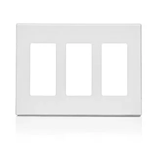 80311-SW 3 Gang Screwless Faceplate