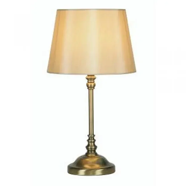 858 Antique Brass 42cm Table Lamp