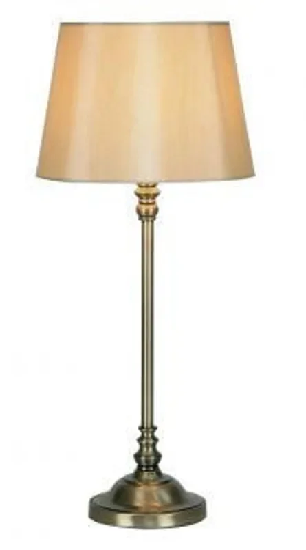 858 Antique Brass with Shade 53cm Table Lamp
