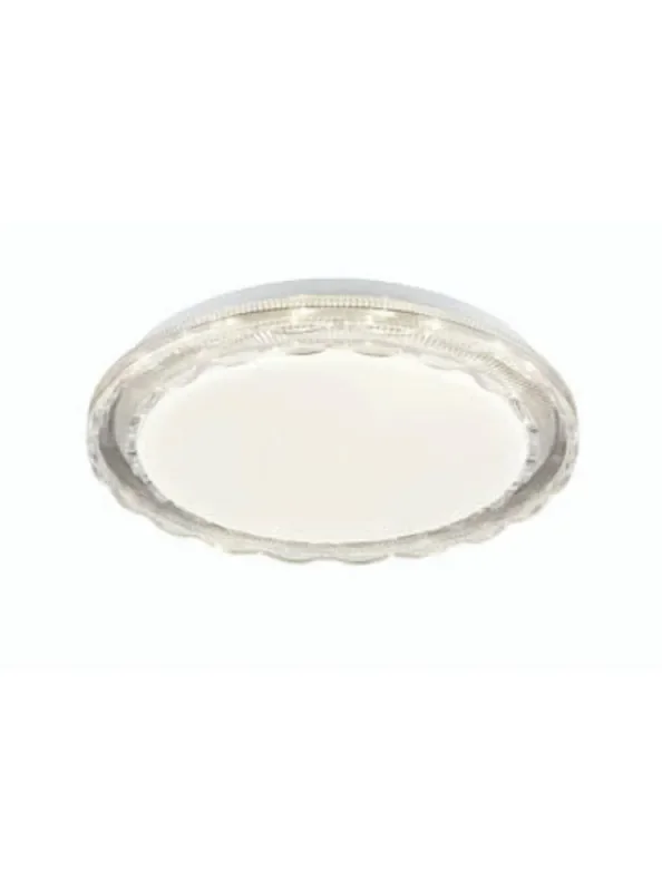 Acrylic 39.5cm IP44 LED Flush Ceiling Light