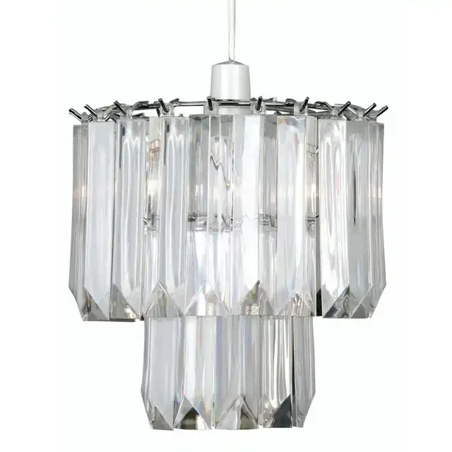Acrylic Clear Non Electric 25cm Easy Fit Pendant