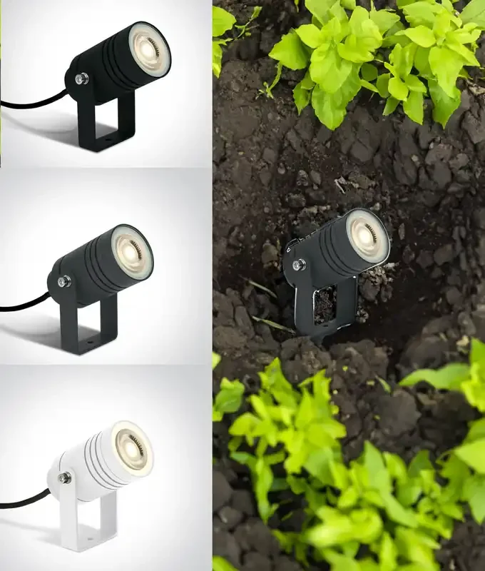 Adjustable LED 10w Garden Spotlight – 3 Finishes
