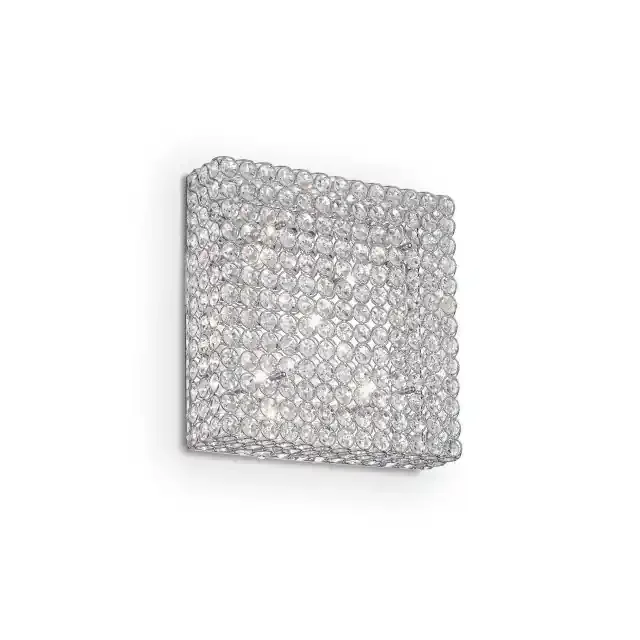 Admiral PL6 6 Light Chrome with Crystal Diffuser Wall or Ceiling Light