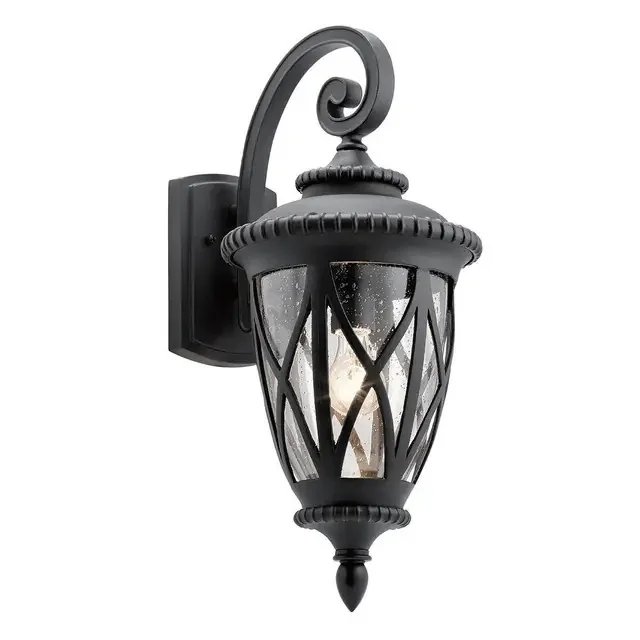 Admirals Cove Black 60cm IP44 Wall Light