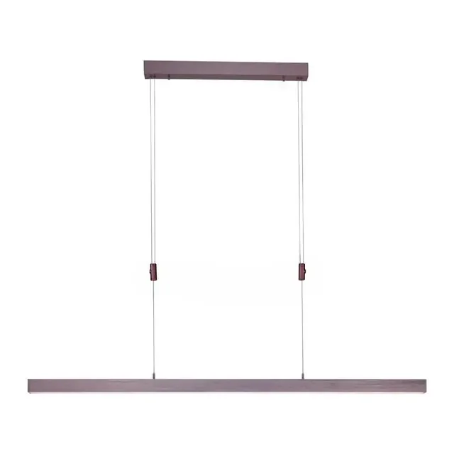 ADRIANA 3 Light Dark Wood Print Bar Pendant Light – Clearance