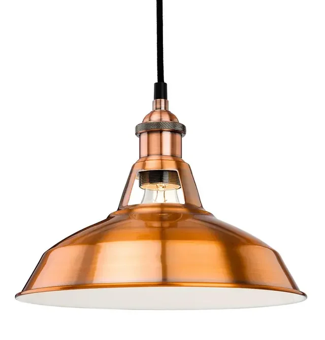 Albany Brushed Copper Pendant Light