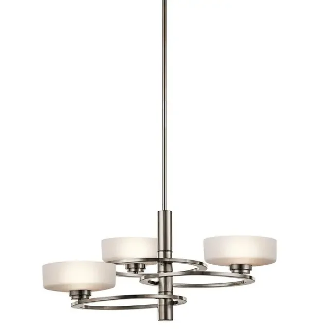 Aleeka 3 Light Classic Pewter Pendant Light