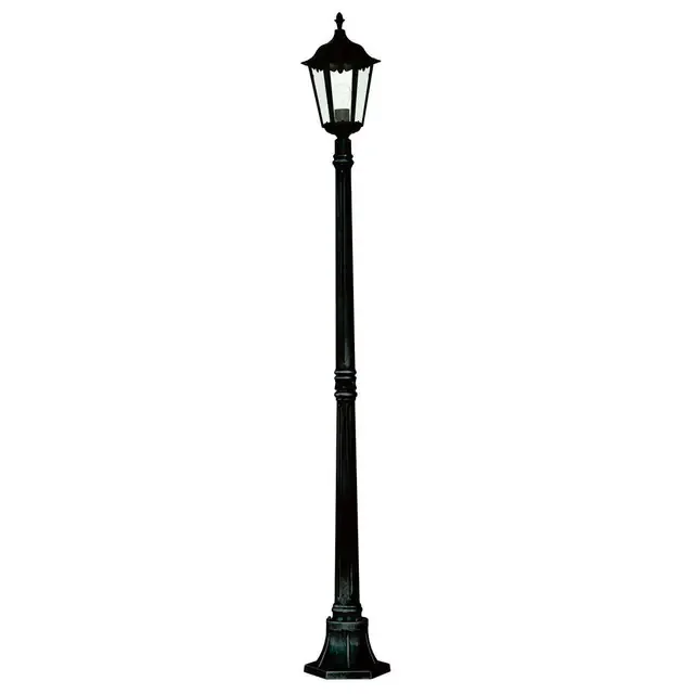 Alex Black Outdoor 183cm Post Top Lantern – Clearance