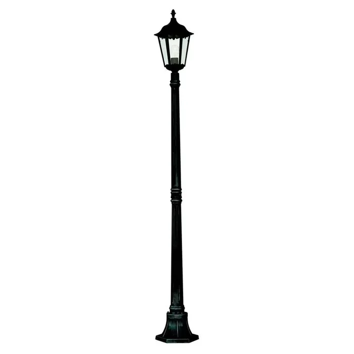 Alex Black Outdoor Lantern Post Light 183cm