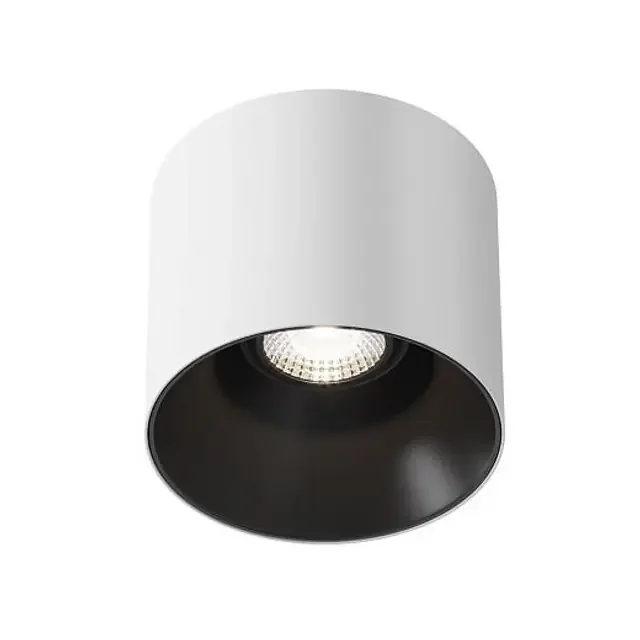 Alfa LED White with Black Black Dimmable 25W 4000K Surface Downlight