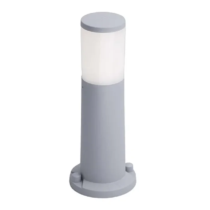 Amelia LED Grey Outdoor Modern Round Post Light 400mm Coastal IP55