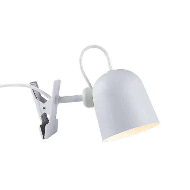 Angle White with Clamp and Adjustable Diffuser Spotlight