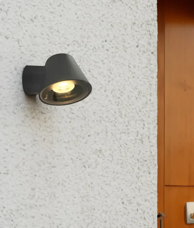 Anthracite Exterior Wall Light – IP65 Rated