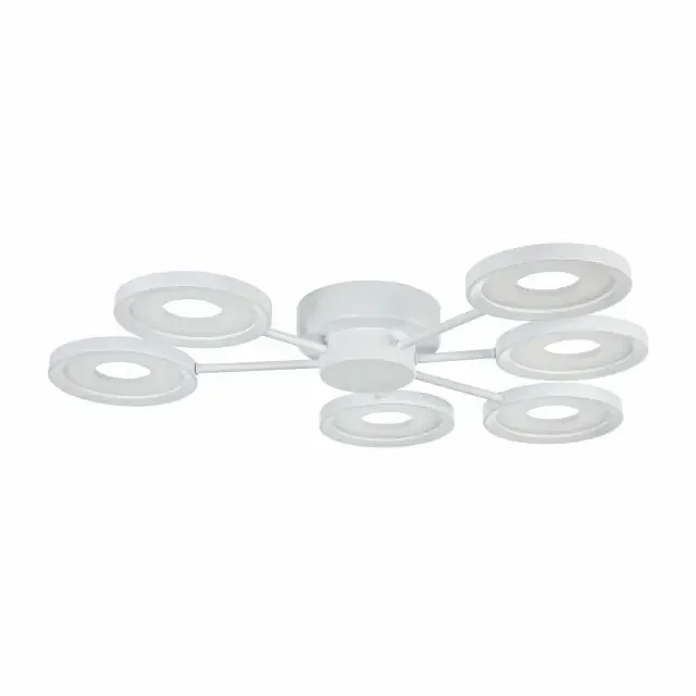 Aprilia White with Opal Diffuser LED Flush Ceiling Light