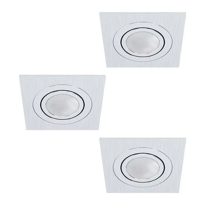 Areitio Recessed Adjustable Ceiling Spotlights Square