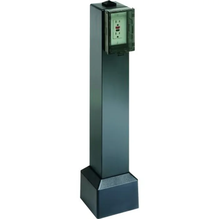 Arlington GPBK28B Gard-N-Post 28″ Bollard Kit, Black