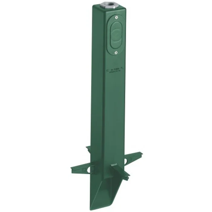 Arlington GPL19G Gard-N-Post 19.5″ Low Profile Support for Outdoor Light Fixtures, Green