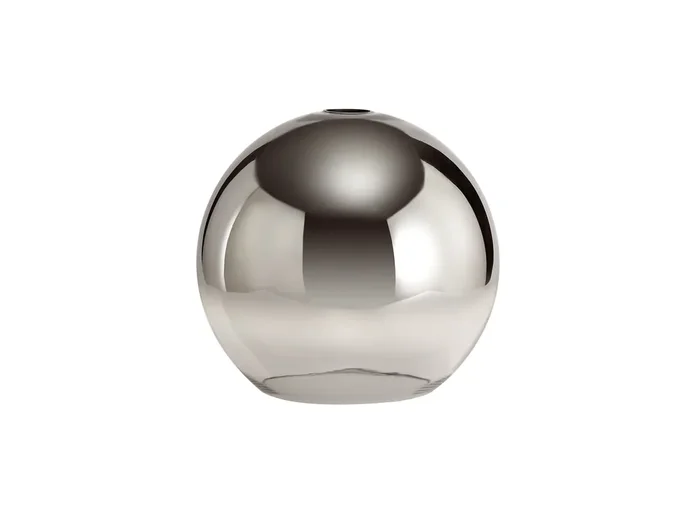 Armada Metallic Globe Glass Shade