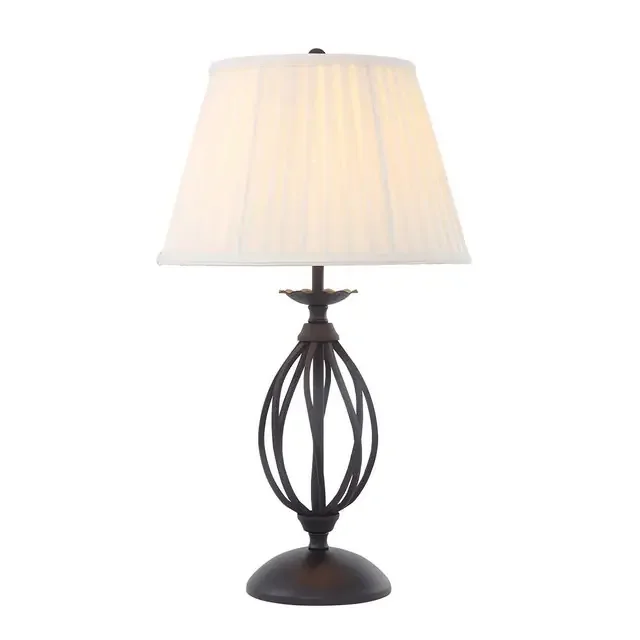 Artisan Black with Ivory Shade Table Lamp