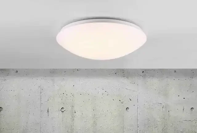 Ask 36 LED Sensor White with Matt White Glass Ceiling Light