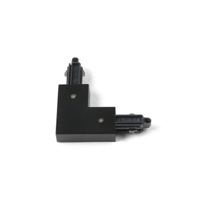 Astro 1 Circuit 90Â° Corner Right Track Connector – Black – Online Lighting