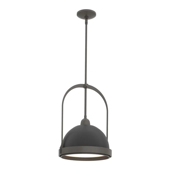 Atlas One Light Mini Pendant in Dark Smoke (39|187462-SKT-MULT-07-10)