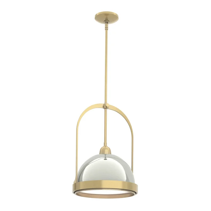 Atlas One Light Mini Pendant in Modern Brass (39|187462-SKT-MULT-86-85)