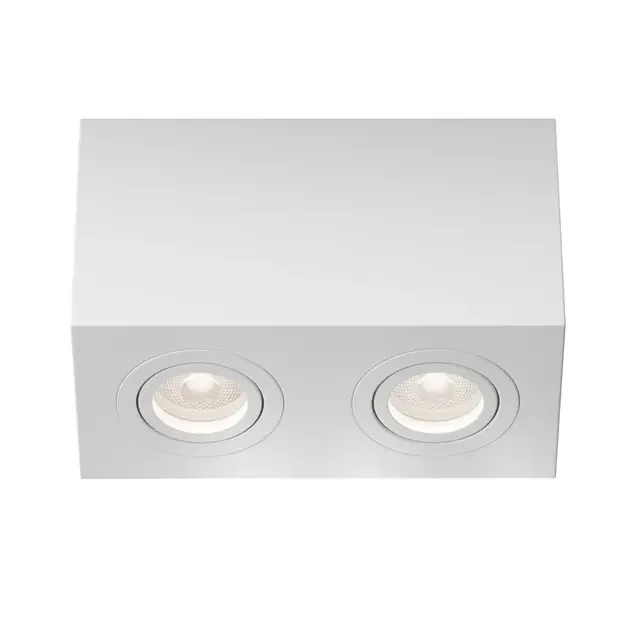 Atom 2 Light White Adjustable Surface Downlight