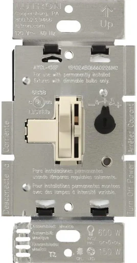 AYCL-153P-LA Ariadni Led+ Dimmer, Led, Incandescent/halogen, 3-WAY/SINGLE-POLE