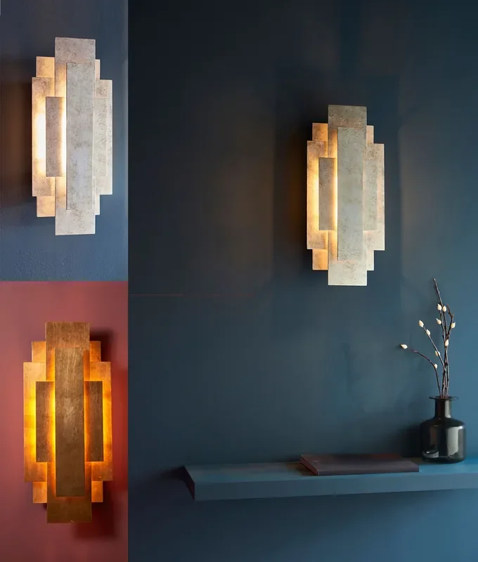 Back-Lit Wall Light – Rectangular Layered Design
