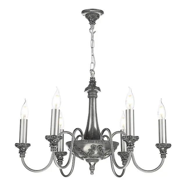 Bailey 6 Light Pewter Pendant Light