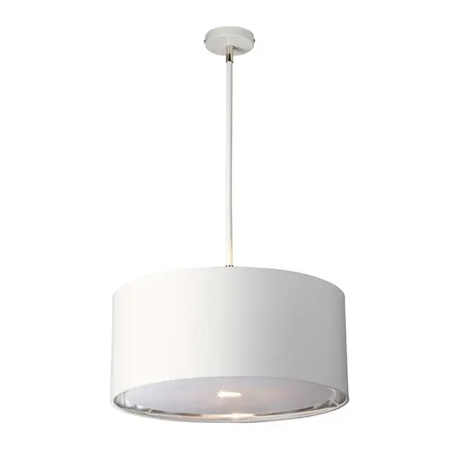Balance White Shaded Pendant Light