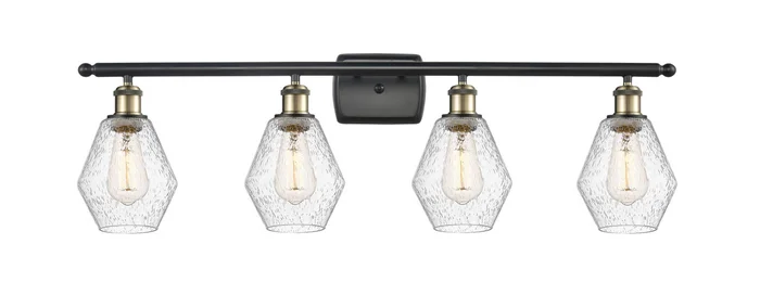 Ballston Four Light Bath Vanity in Black Antique Brass (405|516-4W-BAB-G654-6)