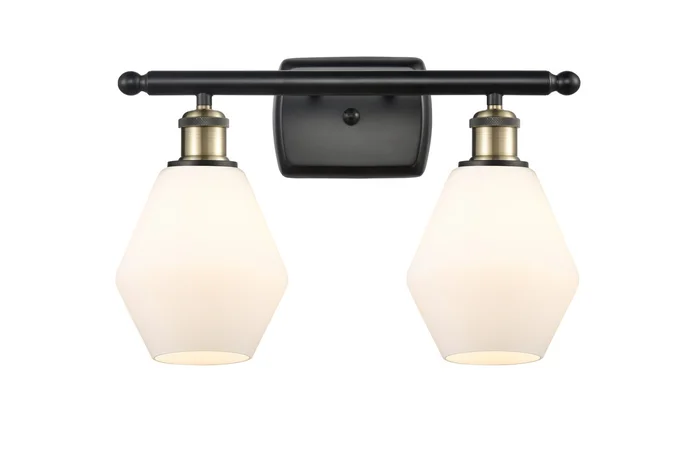 Ballston LED Bath Vanity in Black Antique Brass (405|516-2W-BAB-G651-6-LED)