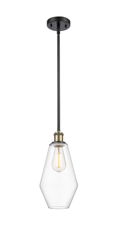 Ballston LED Mini Pendant in Black Antique Brass (405|516-1S-BAB-G652-7-LED)