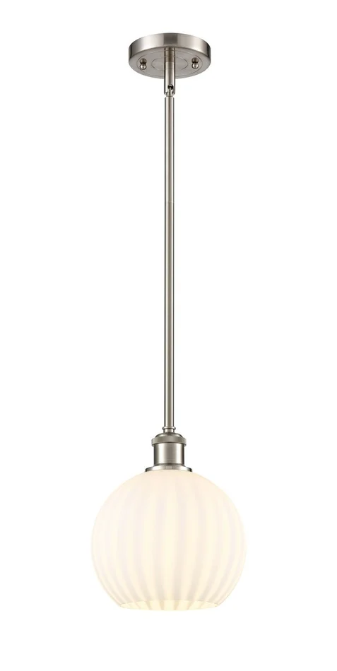 Ballston LED Mini Pendant in Matte Black (405|516-1S-BK-G1215-8-LED)