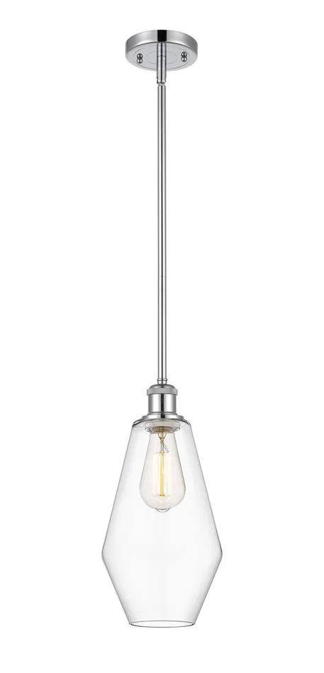 Ballston LED Mini Pendant in Polished Chrome (405|516-1S-PC-G652-7-LED)