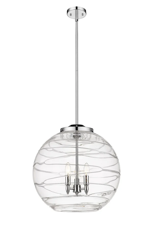 Ballston LED Pendant in Polished Chrome (405|221-3S-PC-G1213-18-LED)