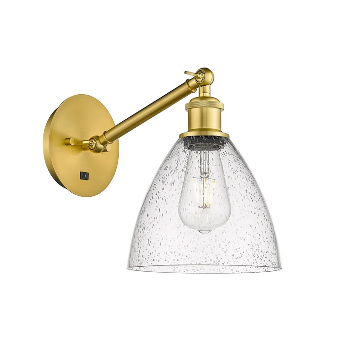 Ballston LED Wall Sconce in Satin Gold (405|317-1W-SG-GBD-754-LED)