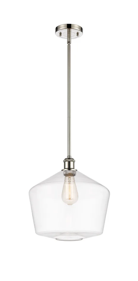 Ballston One Light Mini Pendant in Polished Nickel (405|516-1S-PN-G652-12)