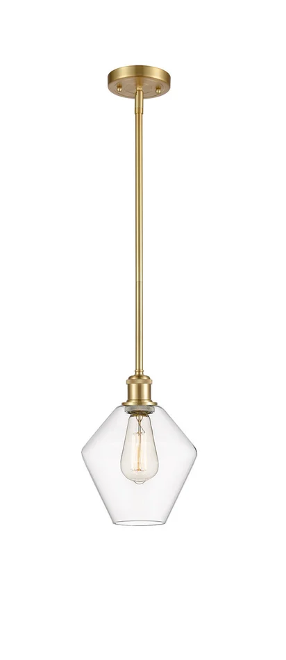 Ballston One Light Mini Pendant in Satin Gold (405|516-1S-SG-G652-8)