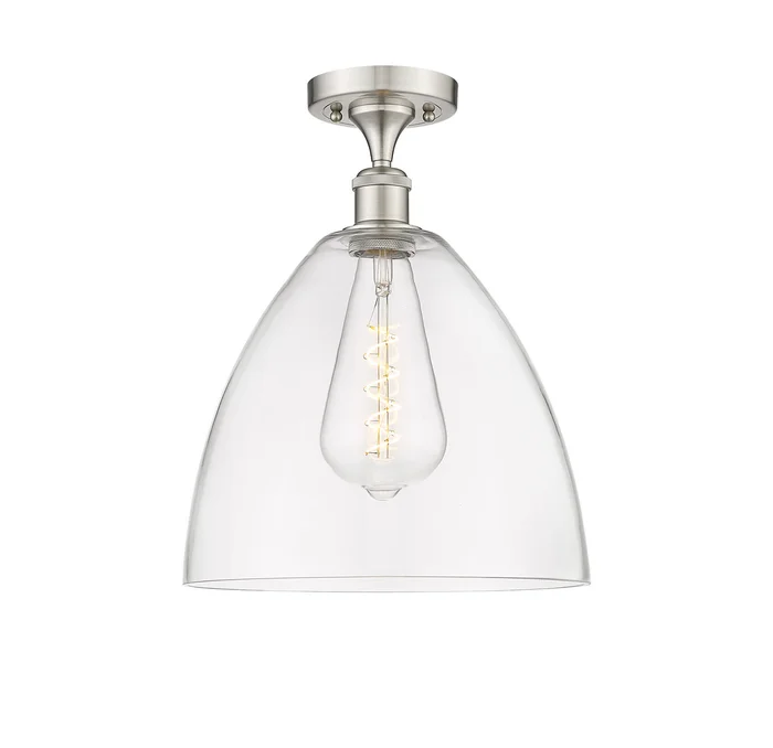 Ballston One Light Semi-Flush Mount in Antique Brass (405|516-1C-AB-GBD-121)