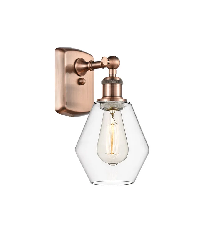 Ballston One Light Wall Sconce in Antique Copper (405|516-1W-AC-G652-6)