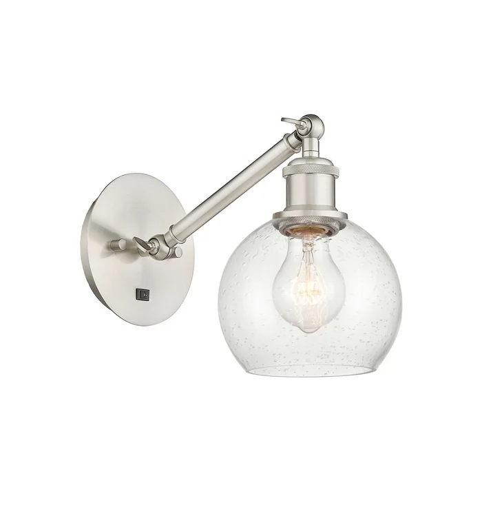 Ballston One Light Wall Sconce in Brushed Satin Nickel (405|317-1W-SN-G124-6)