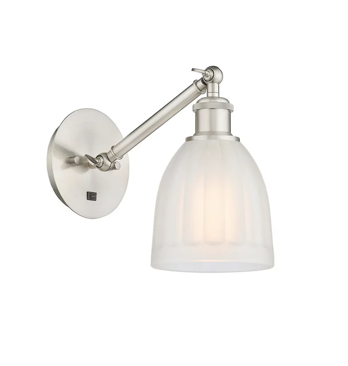 Ballston One Light Wall Sconce in Brushed Satin Nickel (405|317-1W-SN-G441)