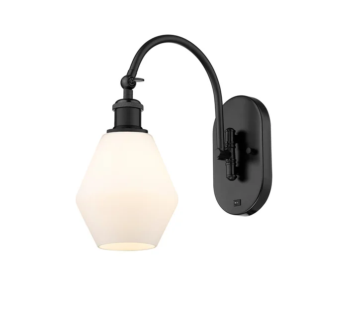 Ballston One Light Wall Sconce in Matte Black (405|518-1W-BK-G651-6)