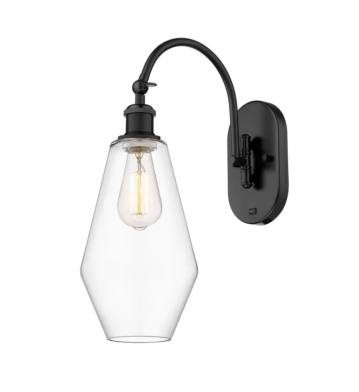 Ballston One Light Wall Sconce in Matte Black (405|518-1W-BK-G652-7)