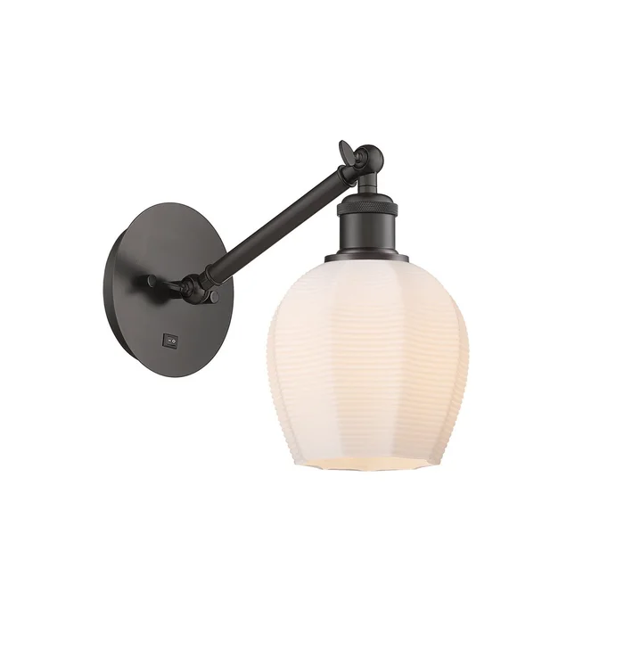 Ballston One Light Wall Sconce in Oil Rubbed Bronze (405|317-1W-OB-G461-6)