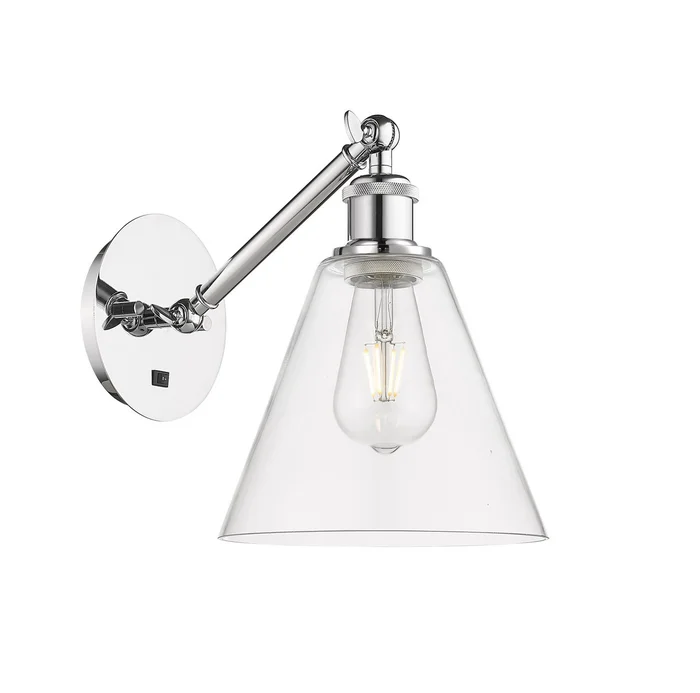 Ballston One Light Wall Sconce in Polished Chrome (405|317-1W-PC-GBC-82)